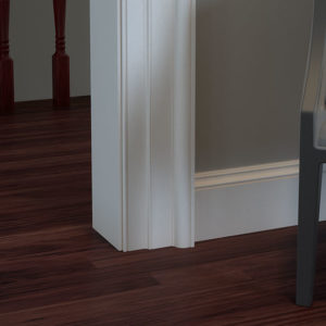 Classic White Baseboard Trim without Shoe